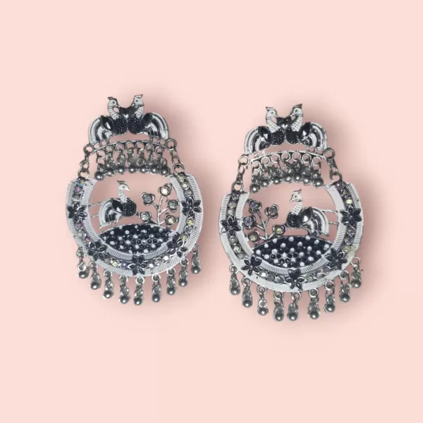 Majestic Peacock Designer Earrings