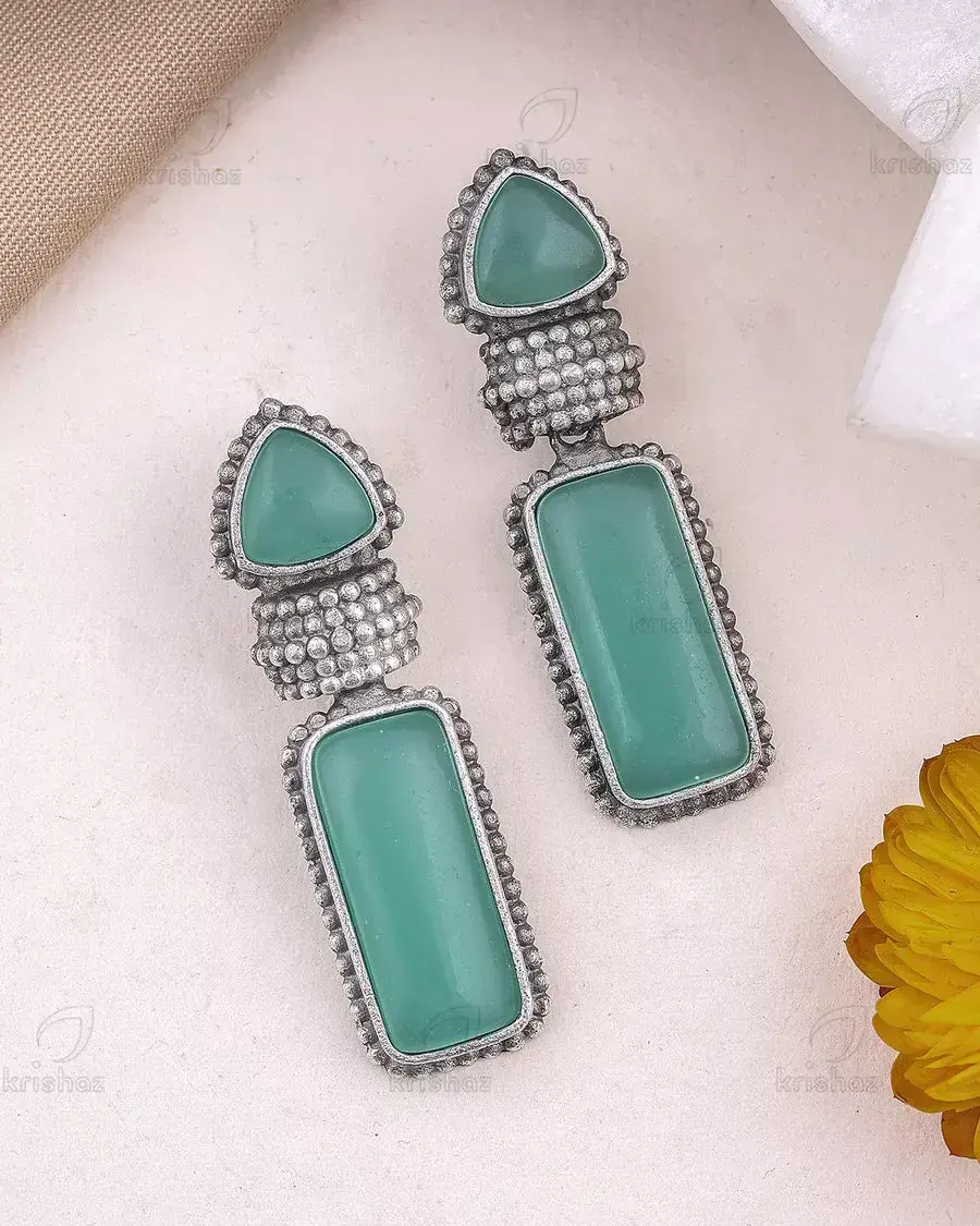 brass - earrings - turqoise - Fistena.Com (1) (1) Fistena.Com