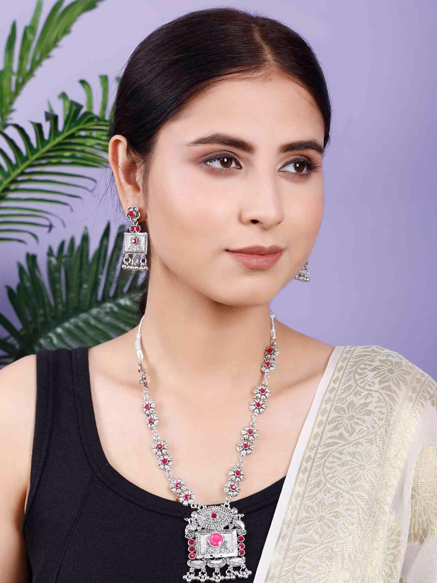 Necklace set Square Long